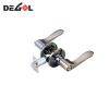 Perilla de bola de puerta de inodoro de madera de acero inoxidable, cerradura de manija de puerta de palanca tubular