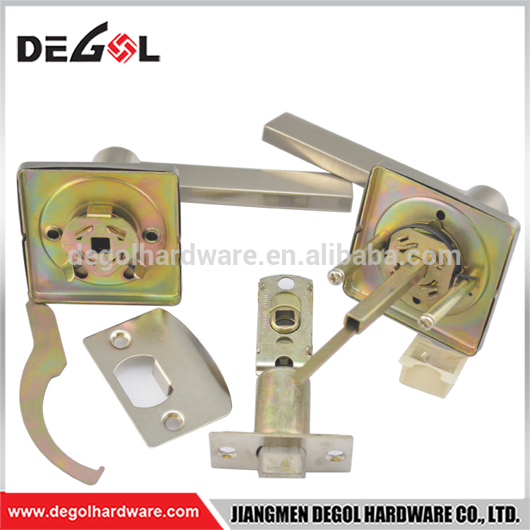 Cerradura de paso sin llave de acero inoxidable personalizada más vendida cerradura de puerta cuadrada de estilo italiano