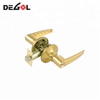 Juego de cerraduras de manija de puerta de palanca tubular, manija de onda de níquel satinado de palanca tubular, cerradura de puerta de juego de manija de palanca de puerta 6491