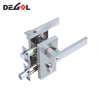 Cerradura de manija de puerta abatible plana impermeable, cromado mate, proveedor de China, estándar de Japón, alta calidad, AB-451
