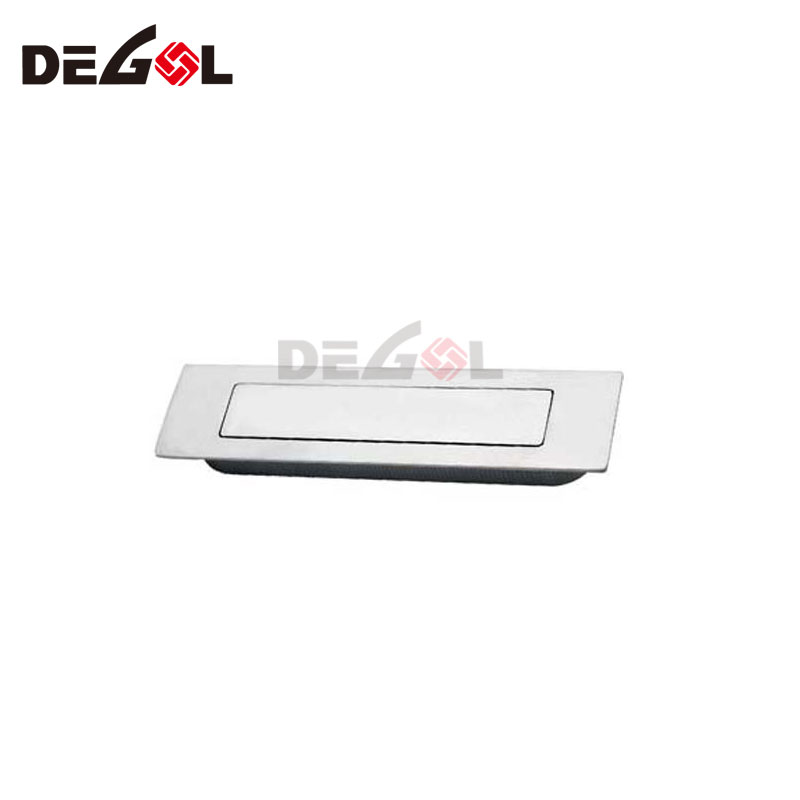 Mueble de cocina de acero oculto tirador