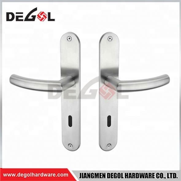 Placa de la manija de la puerta de fundición interior de acero inoxidable