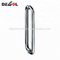 Tirador de puerta de cristal de acero inoxidable satinado vendedor caliente