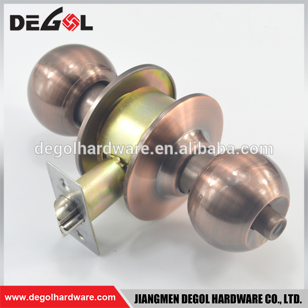 Nuevo estilo de diseño Cerradura de pomo de puerta redonda cilíndrica de doble cara