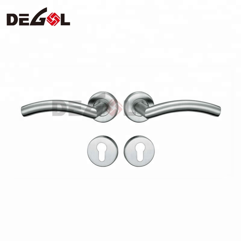 Nueva manija de puerta comercial simple de acero inoxidable de alta calidad