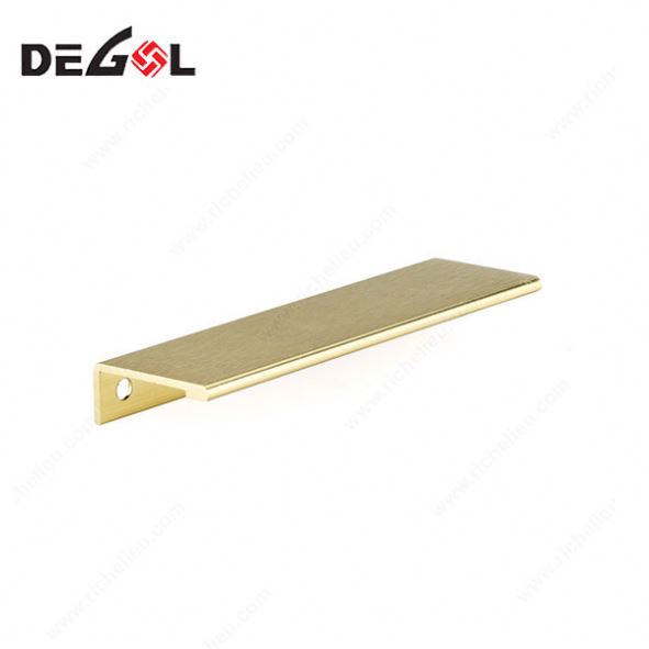 Tirador de puerta con pie Tirador de borde de aluminio