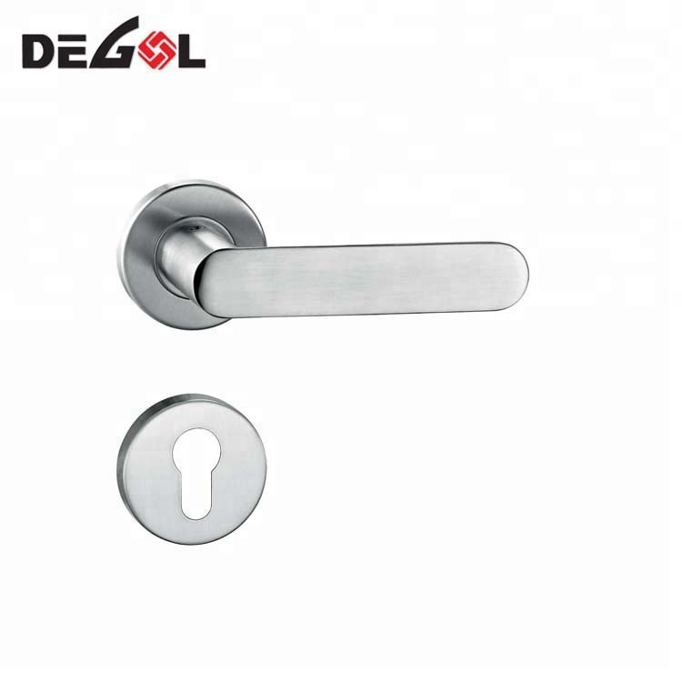 Hecho en China acero inoxidable palanca sólida manija de puerta antigua