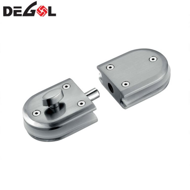 Cerradura de la puerta de vidrio de acero inoxidable