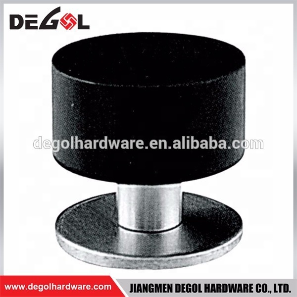 tope de puerta de montaje en pared deslizante decorativo de acero inoxidable