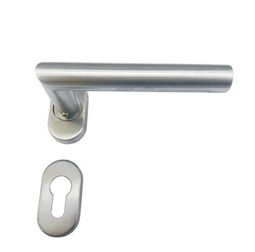 Manija de puerta de doble cara de acero inoxidable de bajo precio de fábrica de China para puerta comercial Tirador de puerta argentina