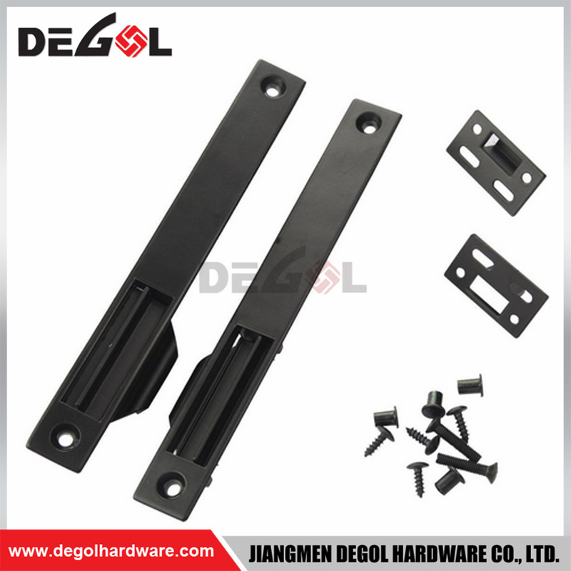 Cerradura deslizante de ventana de aluminio abatible vertical de alta seguridad negra WL1015