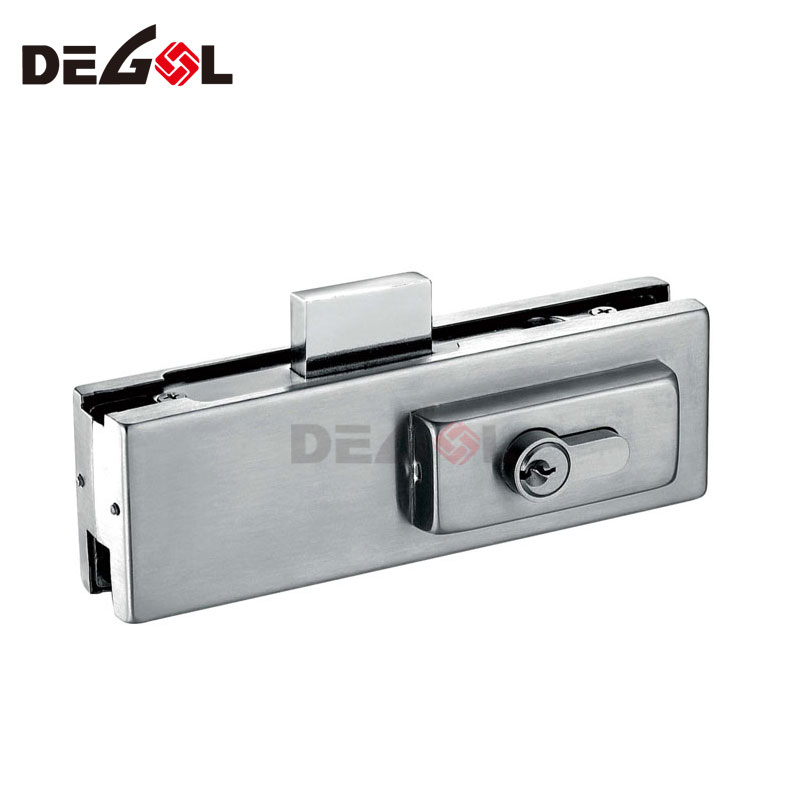 Montaje de parche de puerta de vidrio de acero inoxidable de f&aacute;brica
