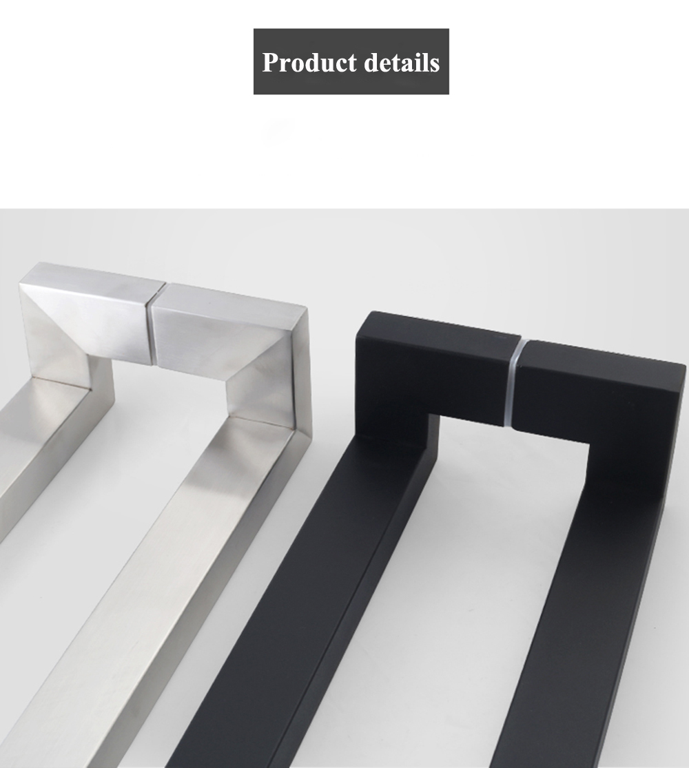 Manija de puerta de venta de palanca de venta caliente de último diseño en placa