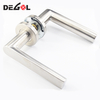 Manija de puerta sólida resistente de acero inoxidable, interior, barata, de alta calidad, palanca ss, jiangmen