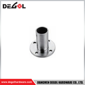 YA44 Herrajes de base de soporte Cromo satinado Negro