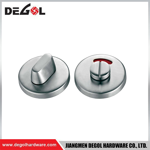 Pestillo de puerta de Hardware de baño de construcción de acero inoxidable TT1002, Perno indicador, cerradura de giro con pulgar
