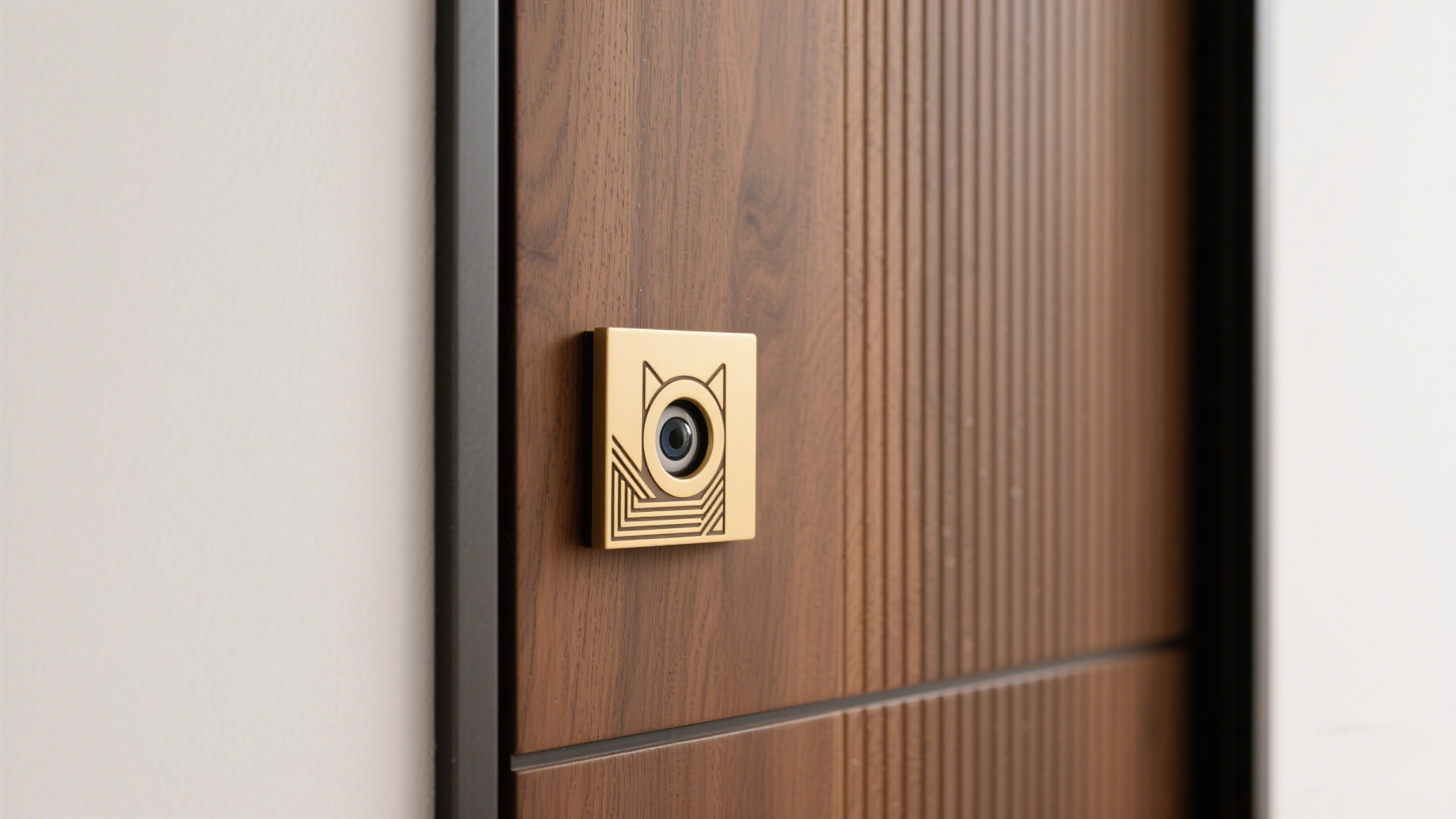 Mejore la seguridad del hogar con el visor de puerta digital inteligente de Degol Hardware