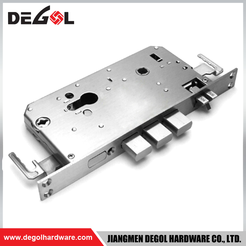 CC2085mm; CC4085mm Cuerpo de cerradura con perno para varias puertas de acero inoxidable plateado suministrado en China