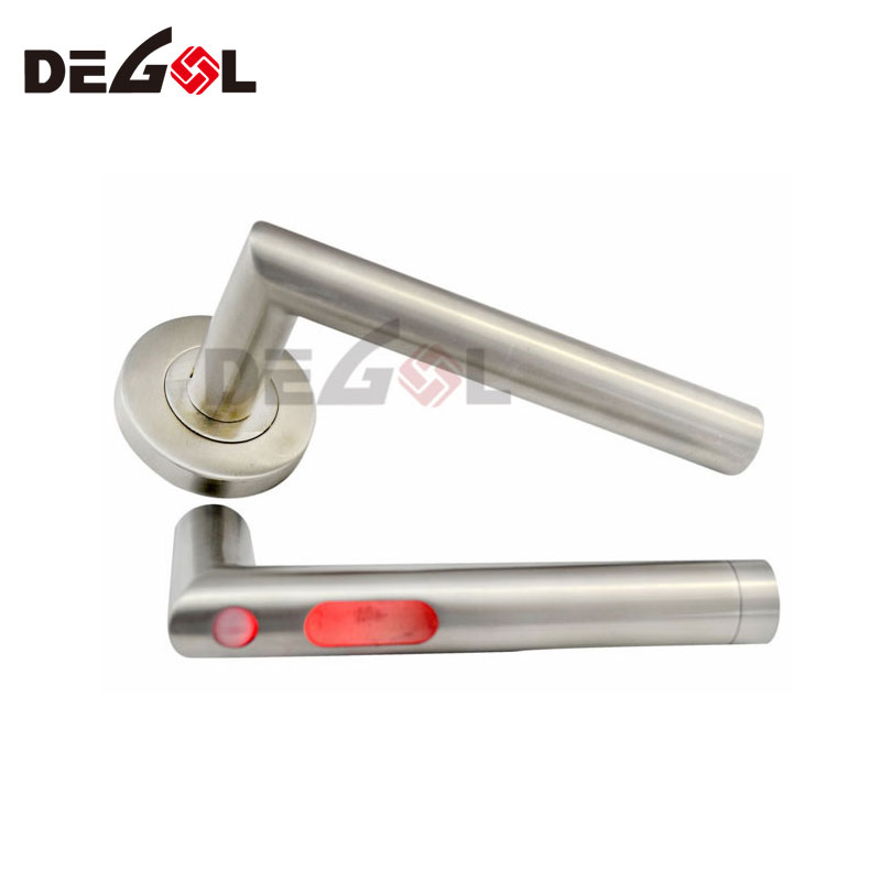 Cerradura de manija de puerta de paso de acero inoxidable de nuevo estilo con luz LED