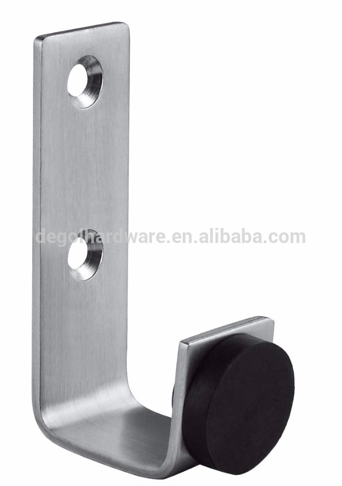 Tope de puerta de resorte de goma de acero inoxidable moderno con gancho