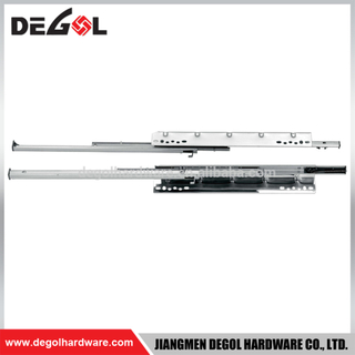 Canal de cajón telescópico de rodamiento de bolas de extensión completa liso de alta calidad