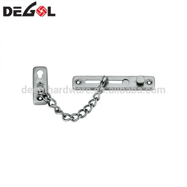 Protectores de puerta de seguridad de cadena de puerta de aleación de zinc para tope de puerta de cadena de casa