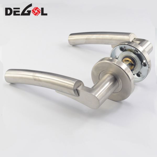 Acero inoxidable al por mayor moderno fundición sólida ss puerta handel