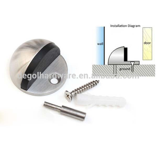 Tope de puerta del hotel tipo tope deslizante de goma para puerta de ducha de vidrio