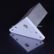 Durable base triangular muebles reposapiernas sofá mesa de aluminio pata