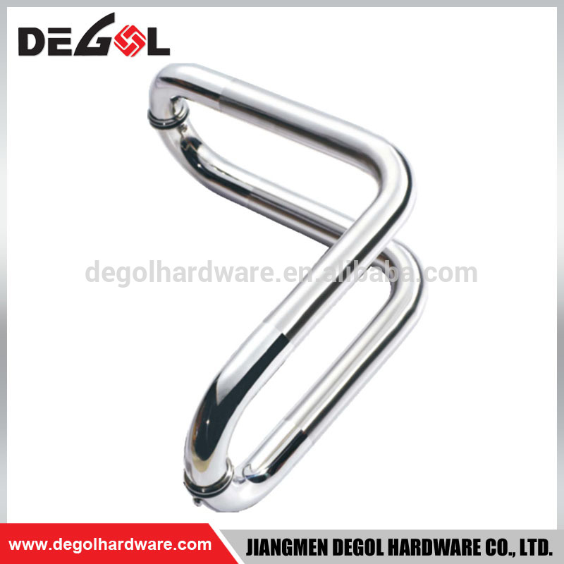 Proveedor de manija de puerta de vidrio vertical deslizante comercial de acero inoxidable de china de alta calidad