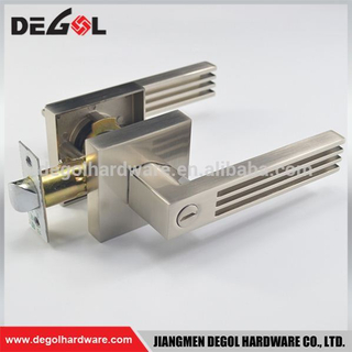 Venta caliente Al Por Mayor habitación de hotel tubular aleación de zinc baño palanca maneja cerradura de la puerta