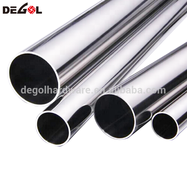 Muebles redondos de acero inoxidable de alta calidad ss tubo armario ropa tubo