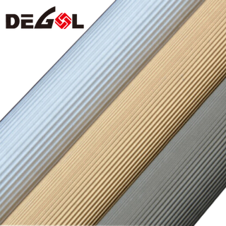 Tubo de armario de puerta corredera de aleación de aluminio de 6 m de largo