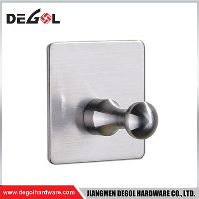 HKS1207 Perchero negro montado en la pared, ganchos para bata, colgador de tela, perchero para baño, cocina, garaje