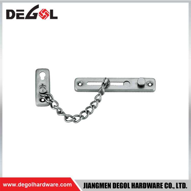 Cadena de puerta de satén de bola de acero inoxidable de 85*42*53mm cadena de puerta de China