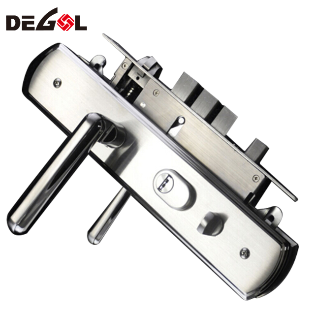 manija de puerta del fabricante chino con placa larga