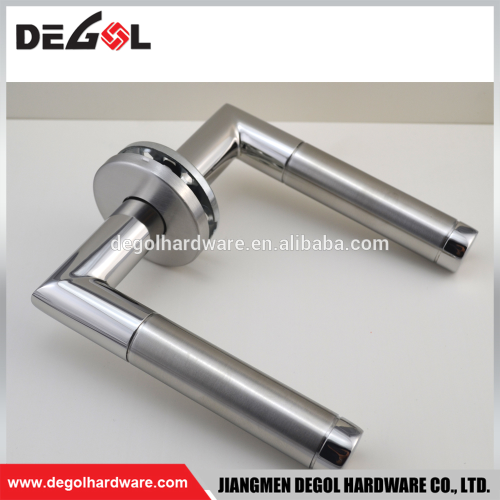 Profesional One Stop Solution acero inoxidable 304 Bicolor palanca manija de la puerta