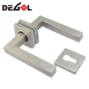 Manija de palanca de puerta cuadrada de acero inoxidable 304 
