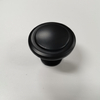 Pomo de gabinete de níquel satinado de cobre antiguo negro para cajón de muebles de aleación de zinc ZK140