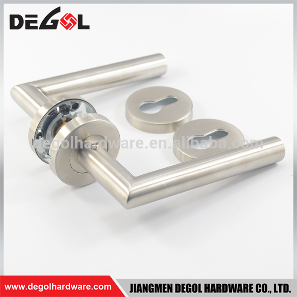 Tipos de tubos de tubo de acero inoxidable de doble cara contemporáneos al por mayor de la manija de la puerta