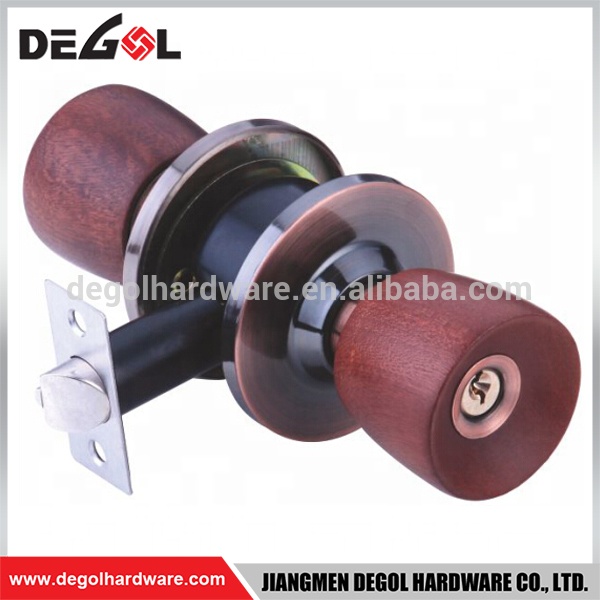 Venta caliente China Roswood perilla redonda puerta corredera de madera cerradura