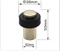 VENTA SUPERIOR Tapón de puerta de goma resistente de núcleo de acero