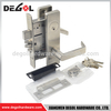 Puerta del grupo de cerradura de embutir de fábrica de herrajes para muebles de China con cerradura de cilindro con manija de placa cuadrada 