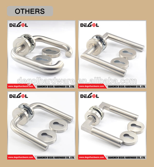 Manija de puerta ovalada de palanca sólida de alta resistencia de diseño personalizado vendido