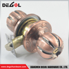 BDL1051 perilla de puerta Cerradura de puerta de madera con perilla redonda cilíndrica de acero inoxidable