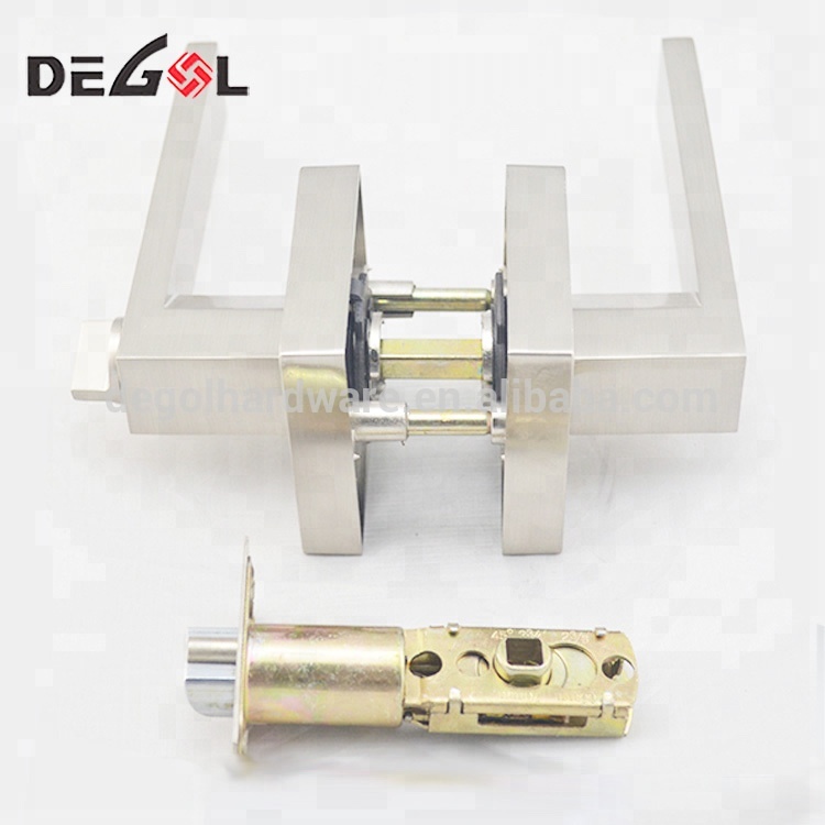 barato hotel de apartamentos de acero inoxidable LED manijas y cerraduras de las puertas de cromo fabricante de China