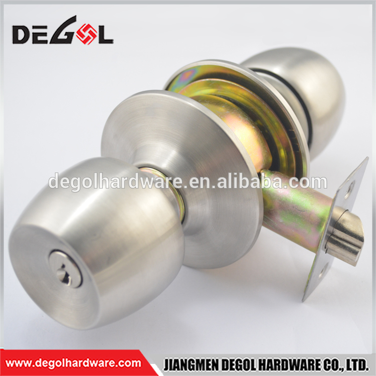 Bangladesh estilo Degol Mejor precio Cerradura de pomo de puerta de doble cara de acero inoxidable de alta calidad
