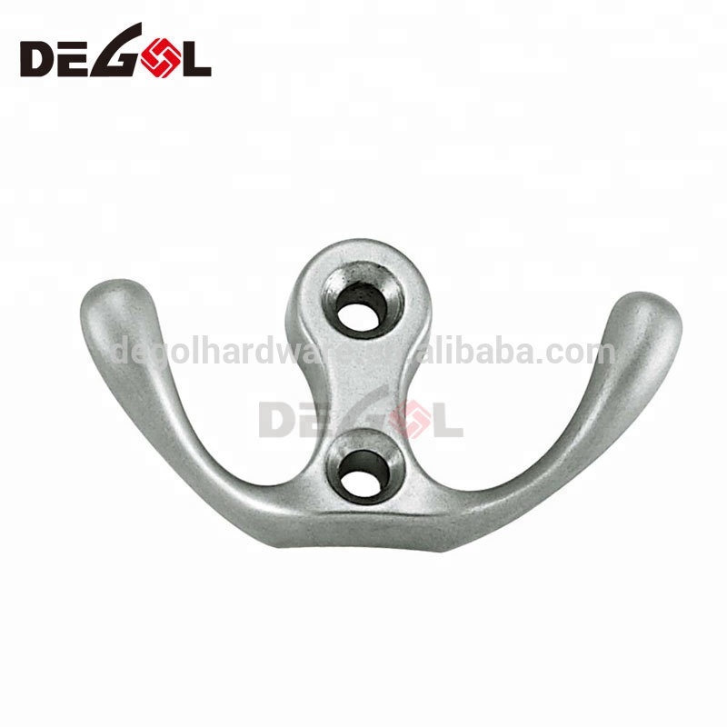 perchero de aleación de gancho para colgar en la pared perchero de zinc rosa dorado