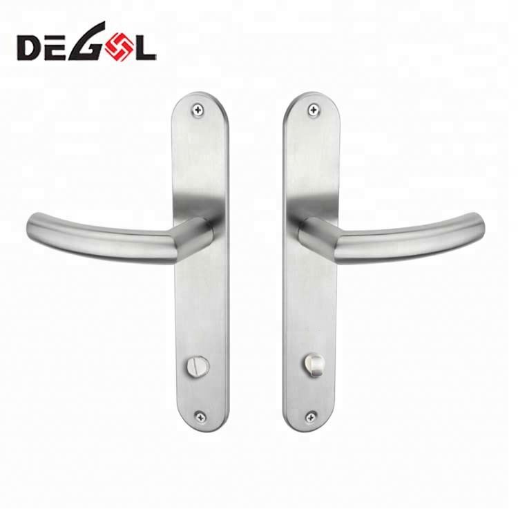 Placa de la manija de la puerta de fundición interior de acero inoxidable