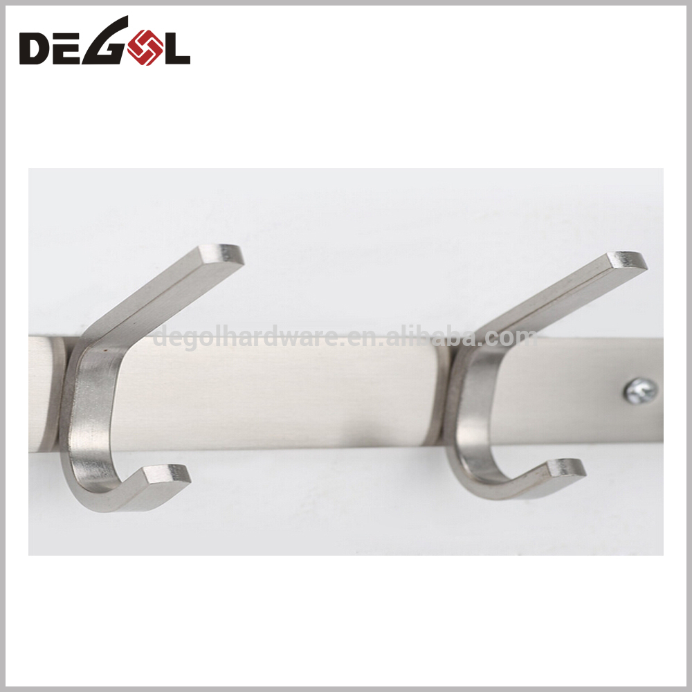 Venta caliente de acero inoxidable ropa gancho rail